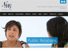 Tablet Screenshot of nmgconsulting.com
